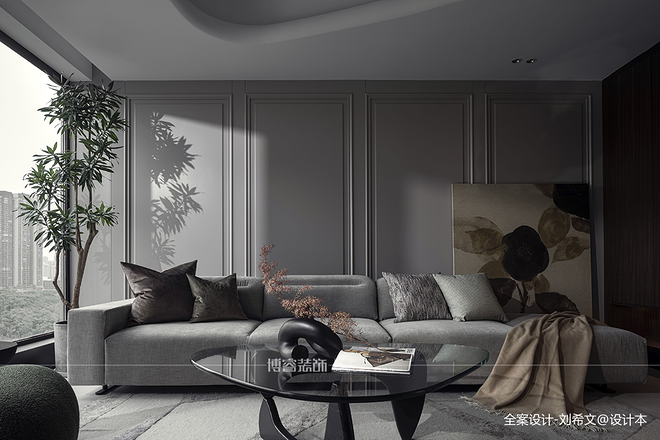 190㎡极简私宅装修案例丨中国广州-16