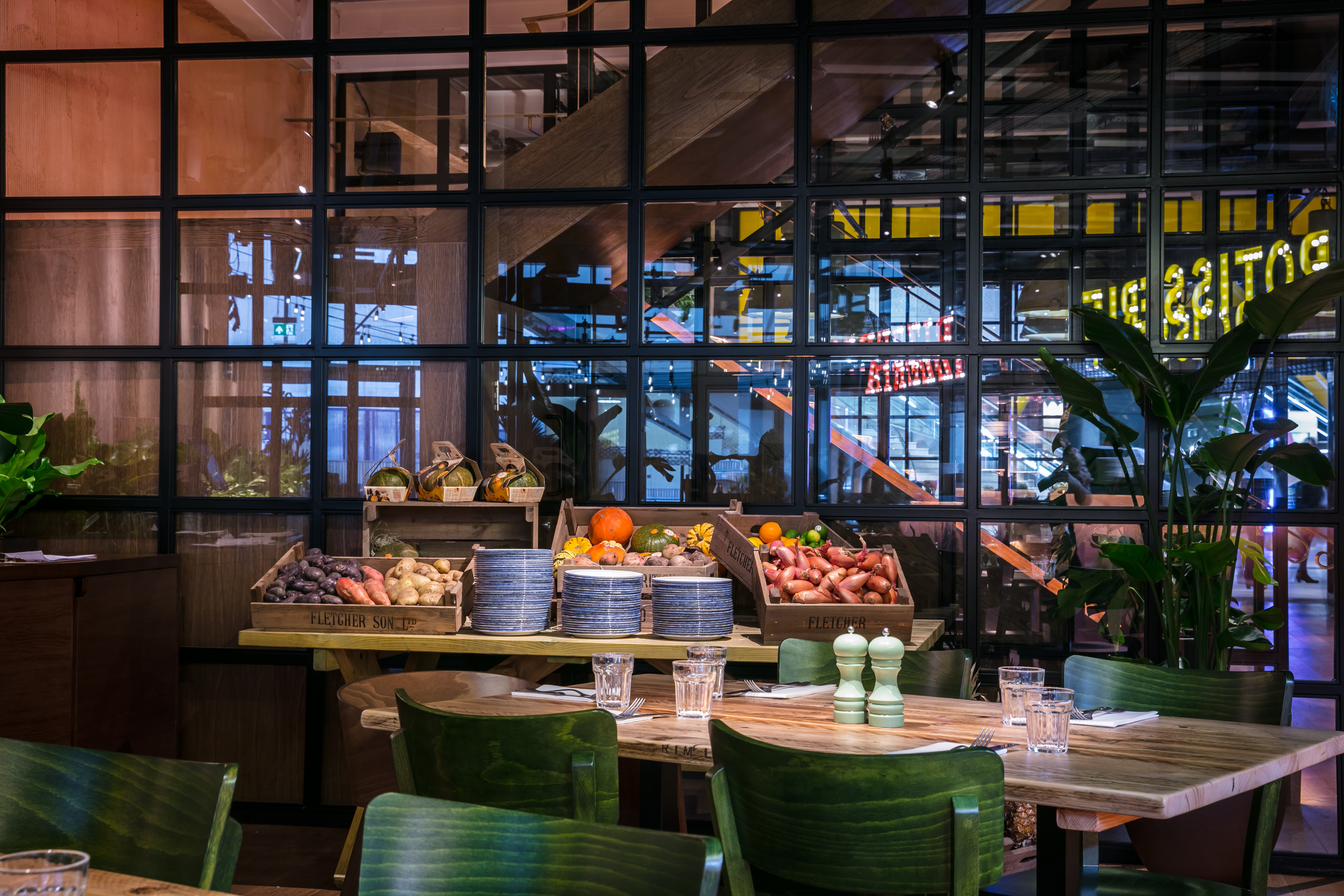 Butcher & The Farmer O2 Arena London| Restaurant Design-23