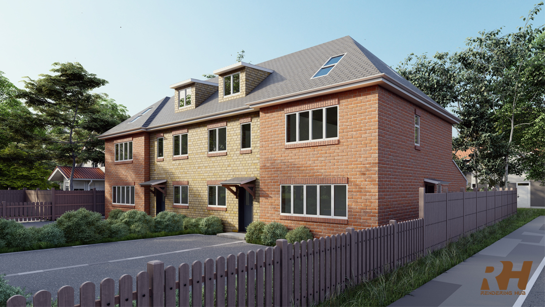 房屋外部效果图丨英国-9