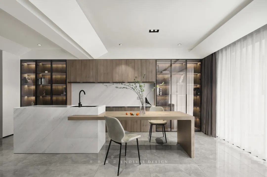 苏州吴江天铂华庭极简黑白灰空间设计丨中国苏州丨不止设计-9
