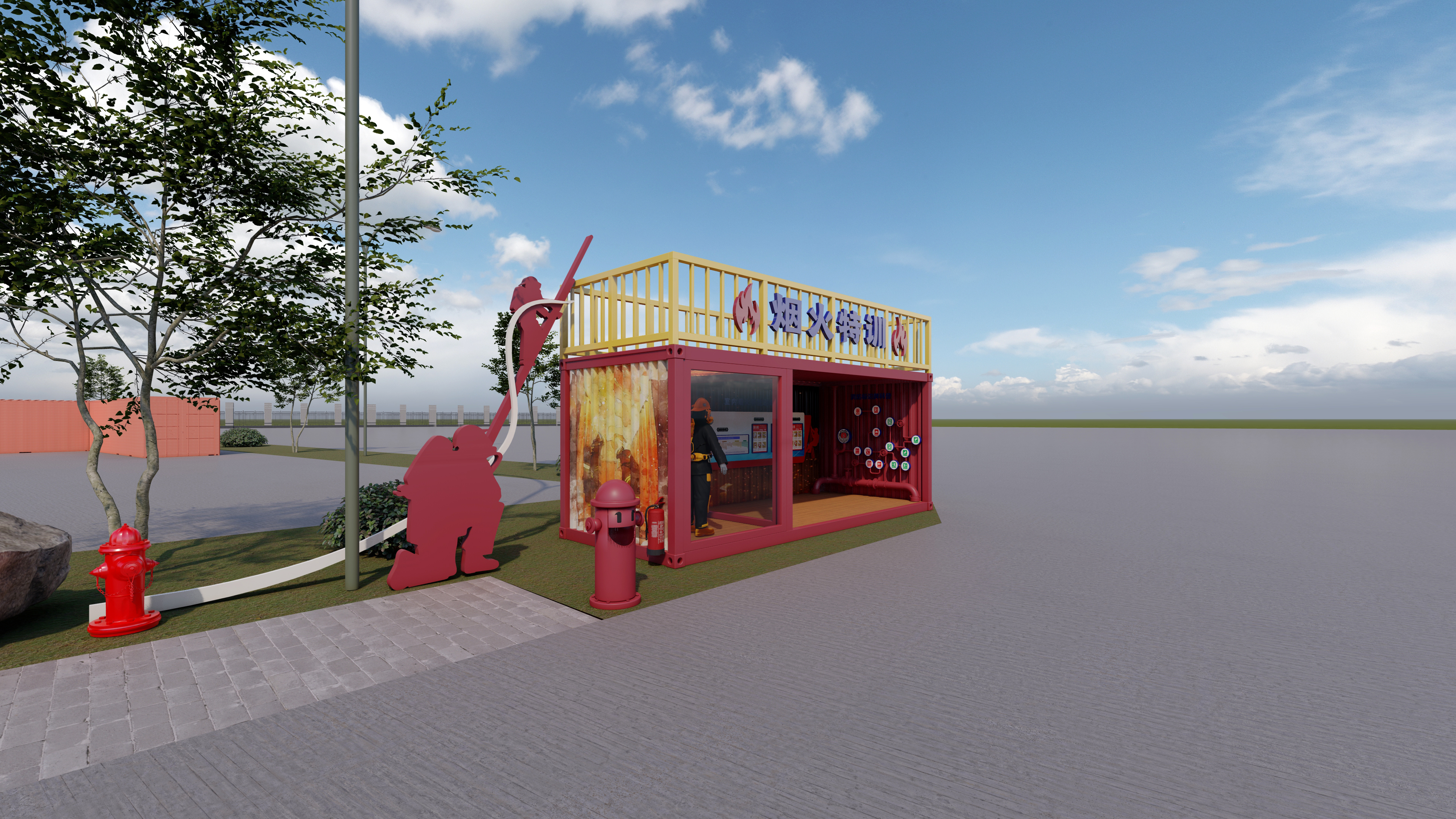 福建三明消防主题文化-5