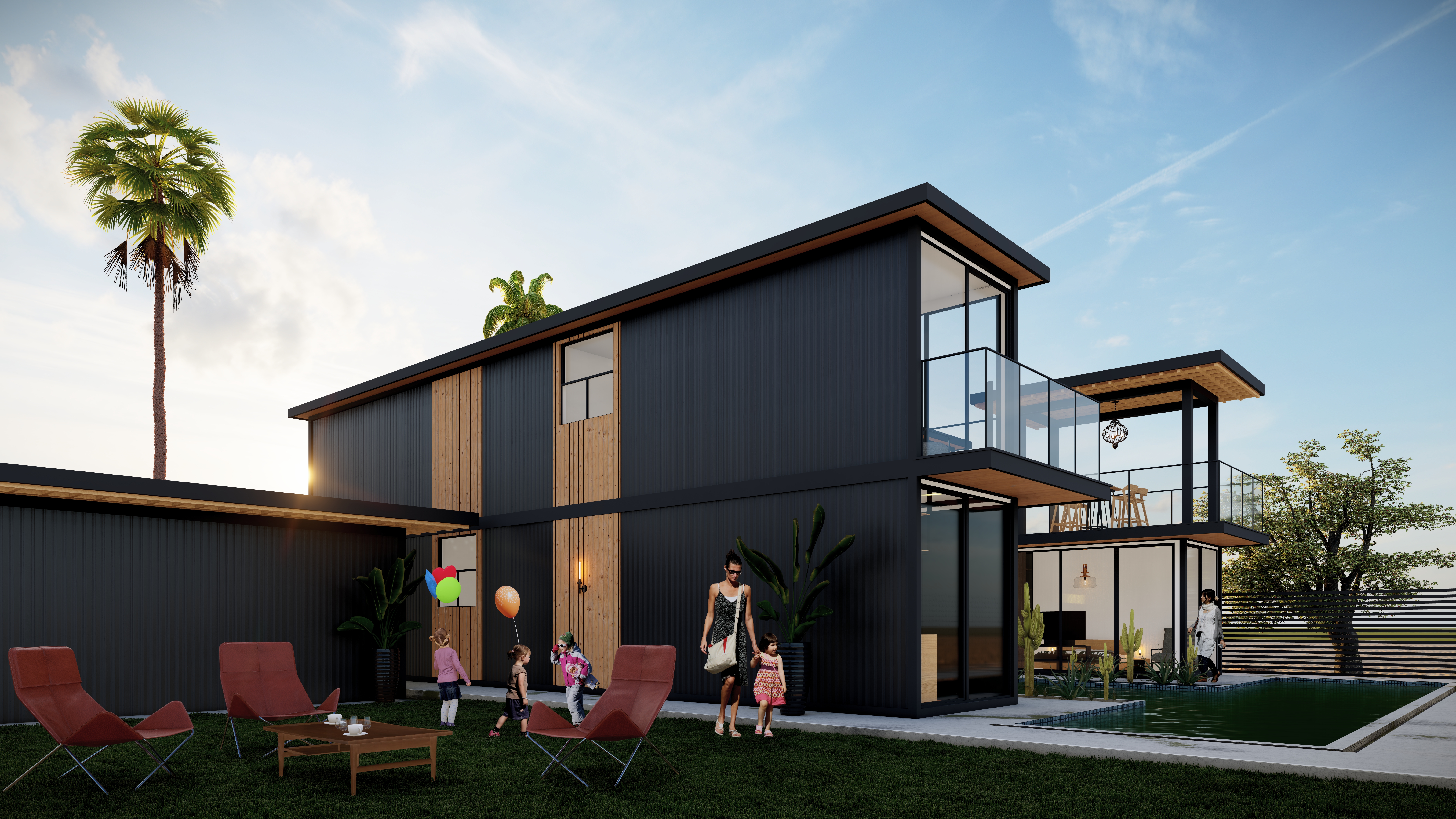 Container House Of a Father for His Son-8