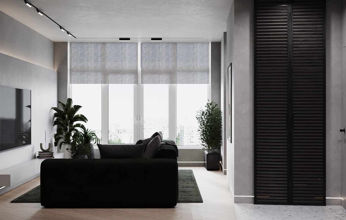 高级灰与绿色 温柔的冷色调 点亮春日-5