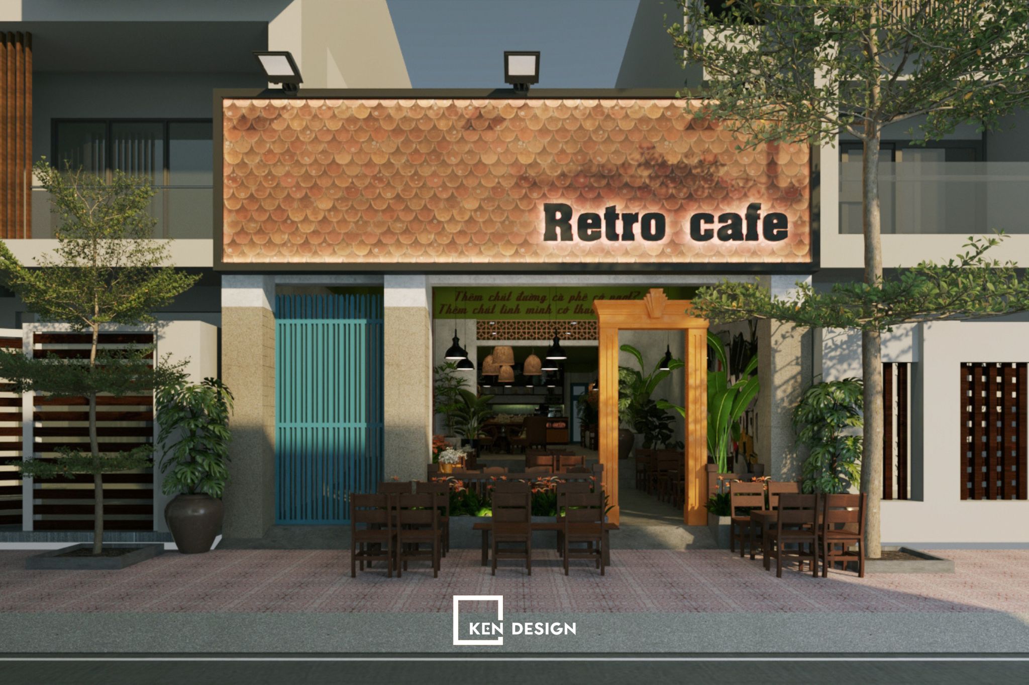Retro Cafe设计丨越南胡志明市丨KenDesign-13