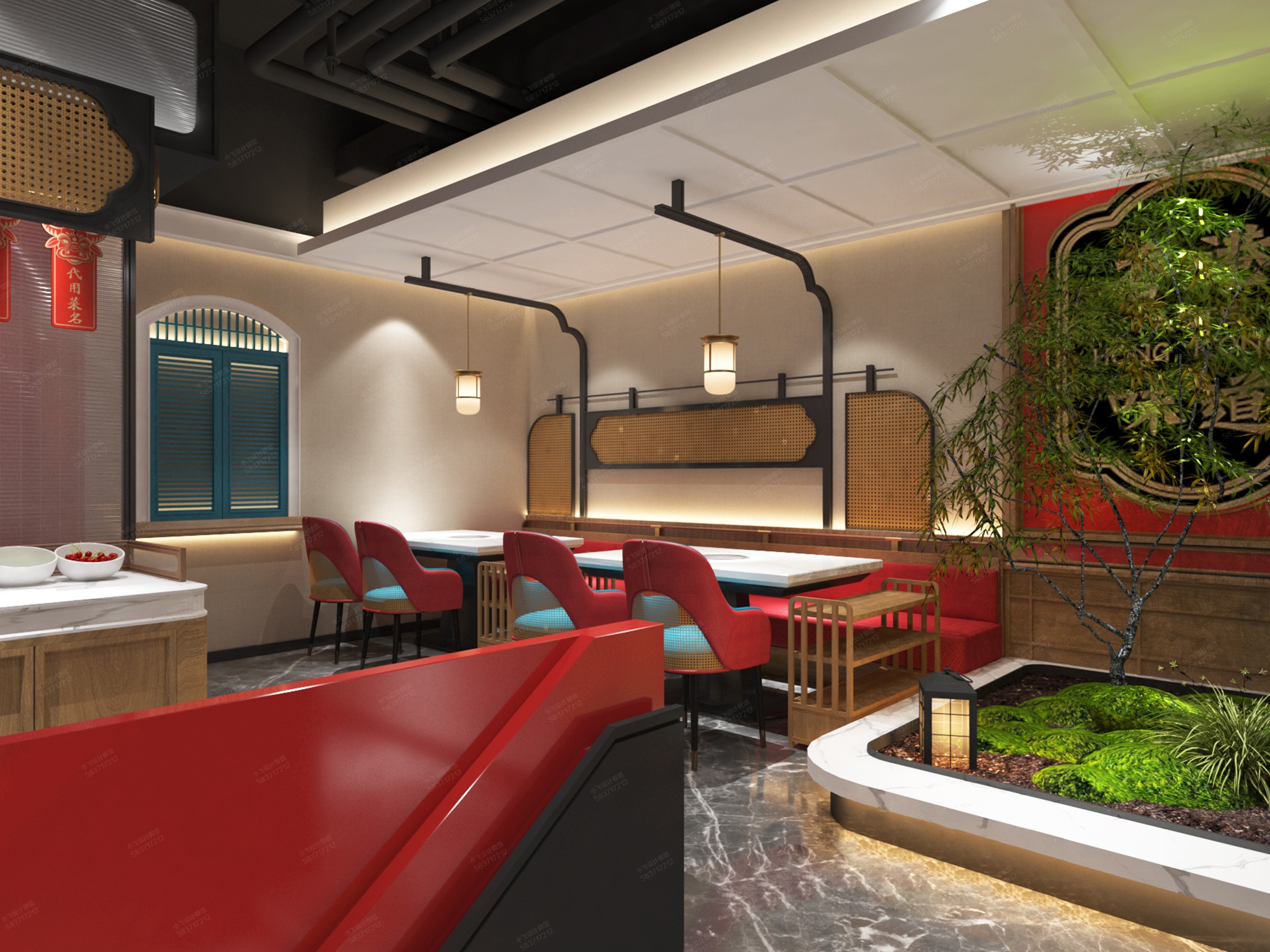 牛森活喷泉火锅丨中国太原丨六器设计-3