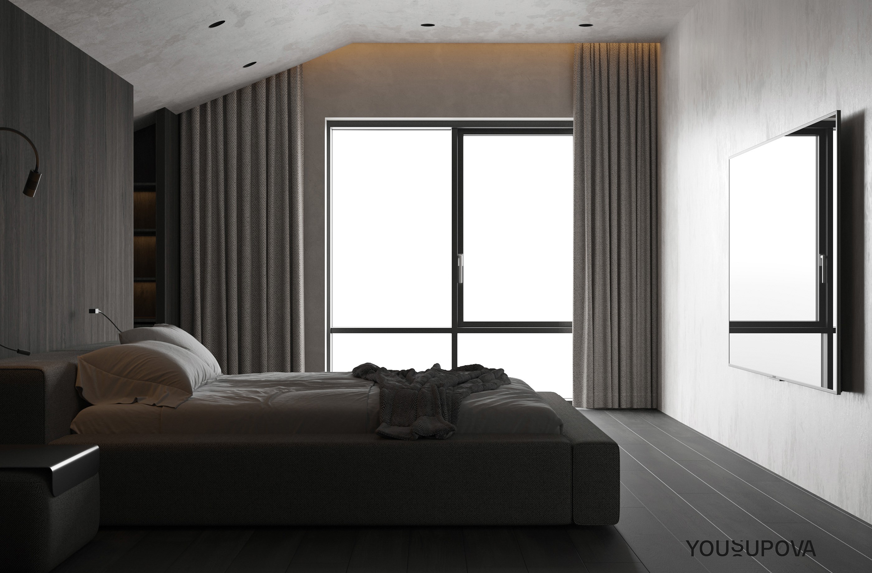 水泥灰色系 空间设计-10