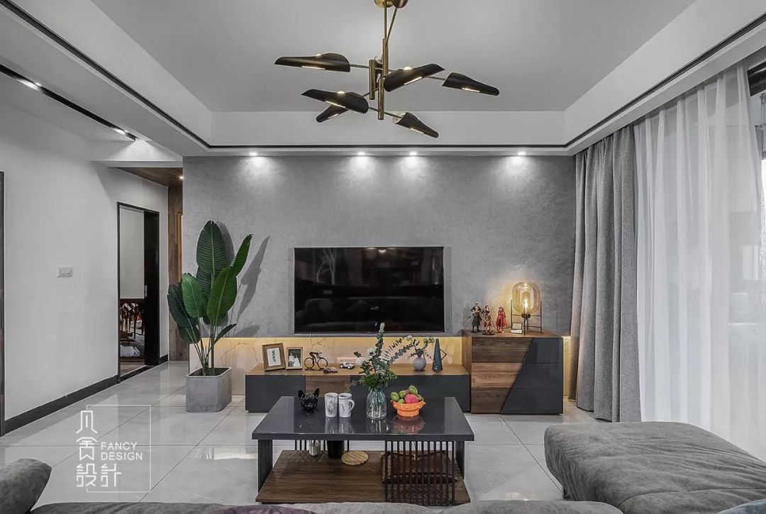 灰白镜遇实景 | 贵阳元琦林居现代简约之家-28