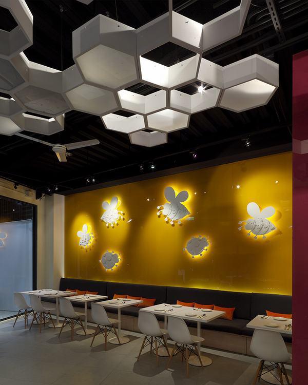 台中创意餐厅"蜂巢"设计,趣味与自然的完美结合-10
