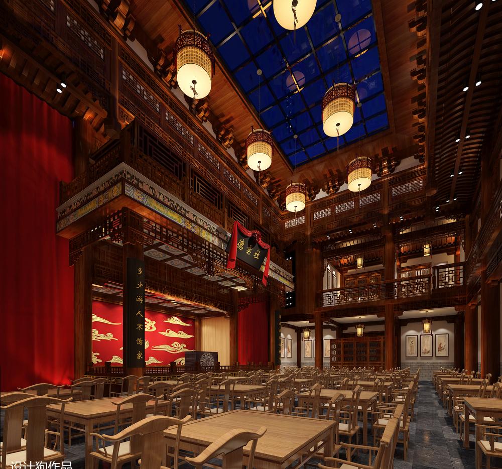 德云社剧场与佛牌店室内设计-0