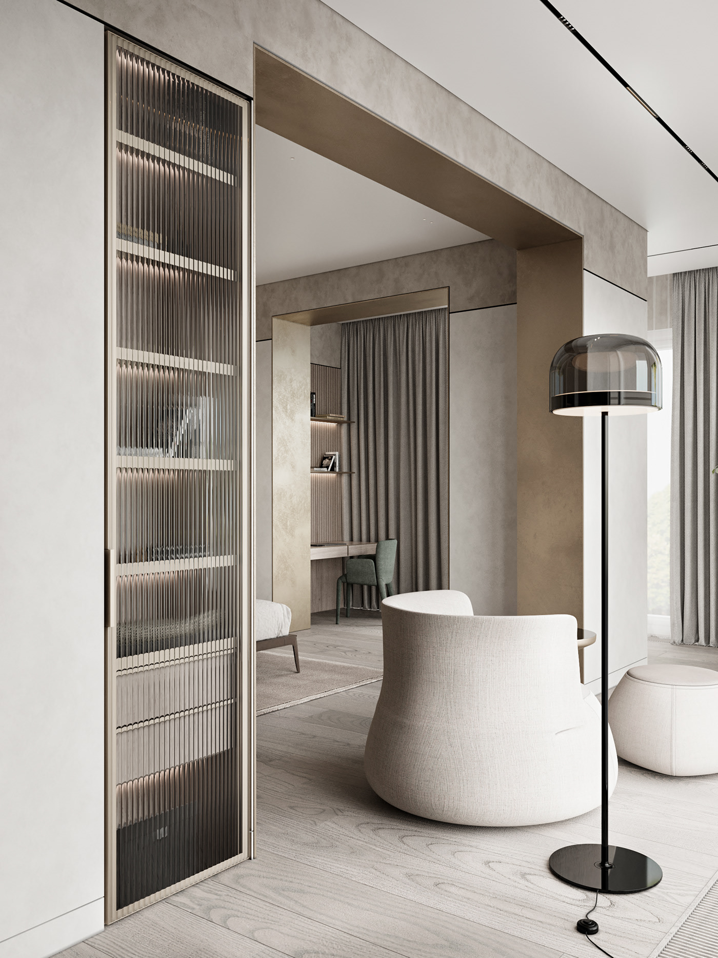 浅灰色系公寓 干净 舒适 大方-13