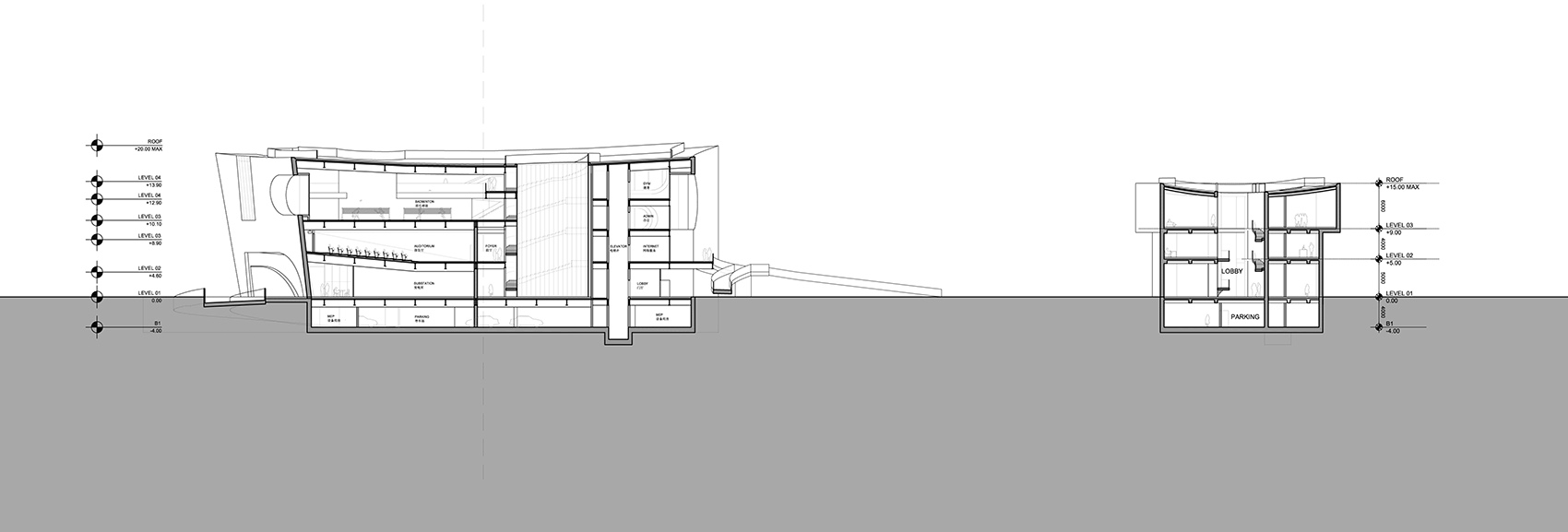上海中粮南桥半岛文体中心与医疗服务站丨中国上海丨Steven Holl Architects-51