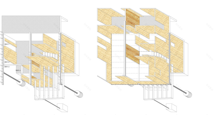 布拉迪斯拉发家庭住宅木结构建筑丨斯洛伐克布拉迪斯拉发丨MOLNÁR PERÁČEK工作室-58