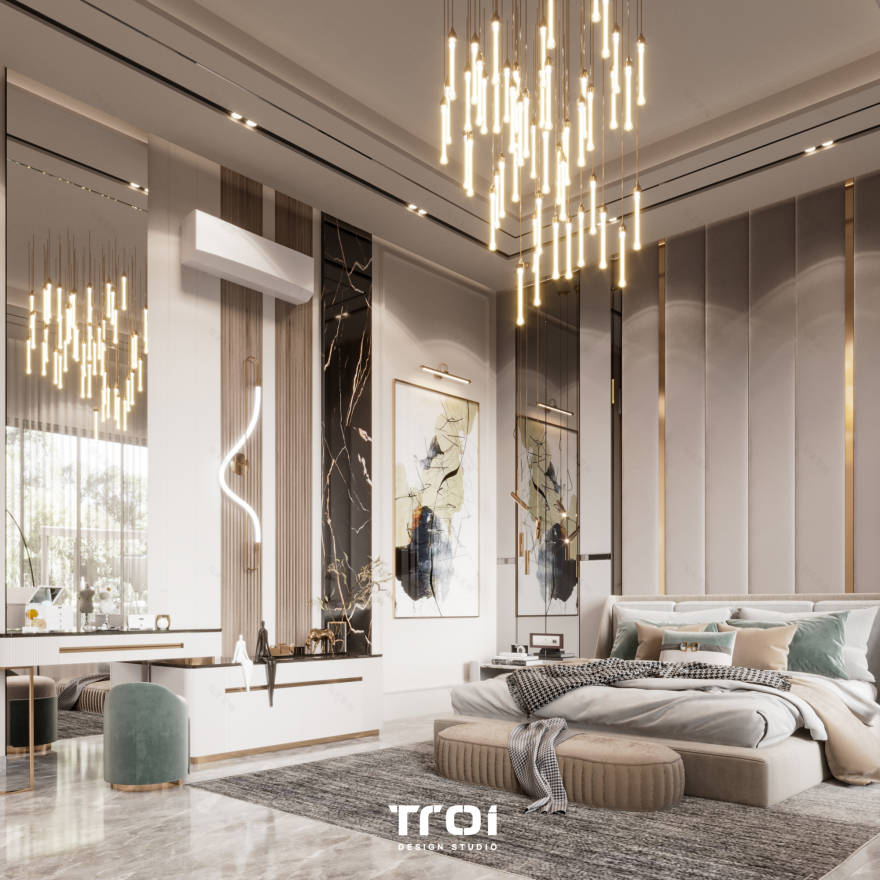 主卧室丨Troi Design Studio-24