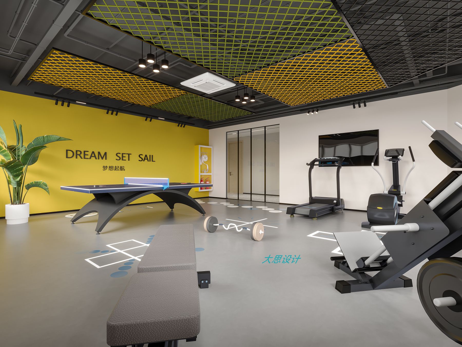 现代社区办公综合体-3