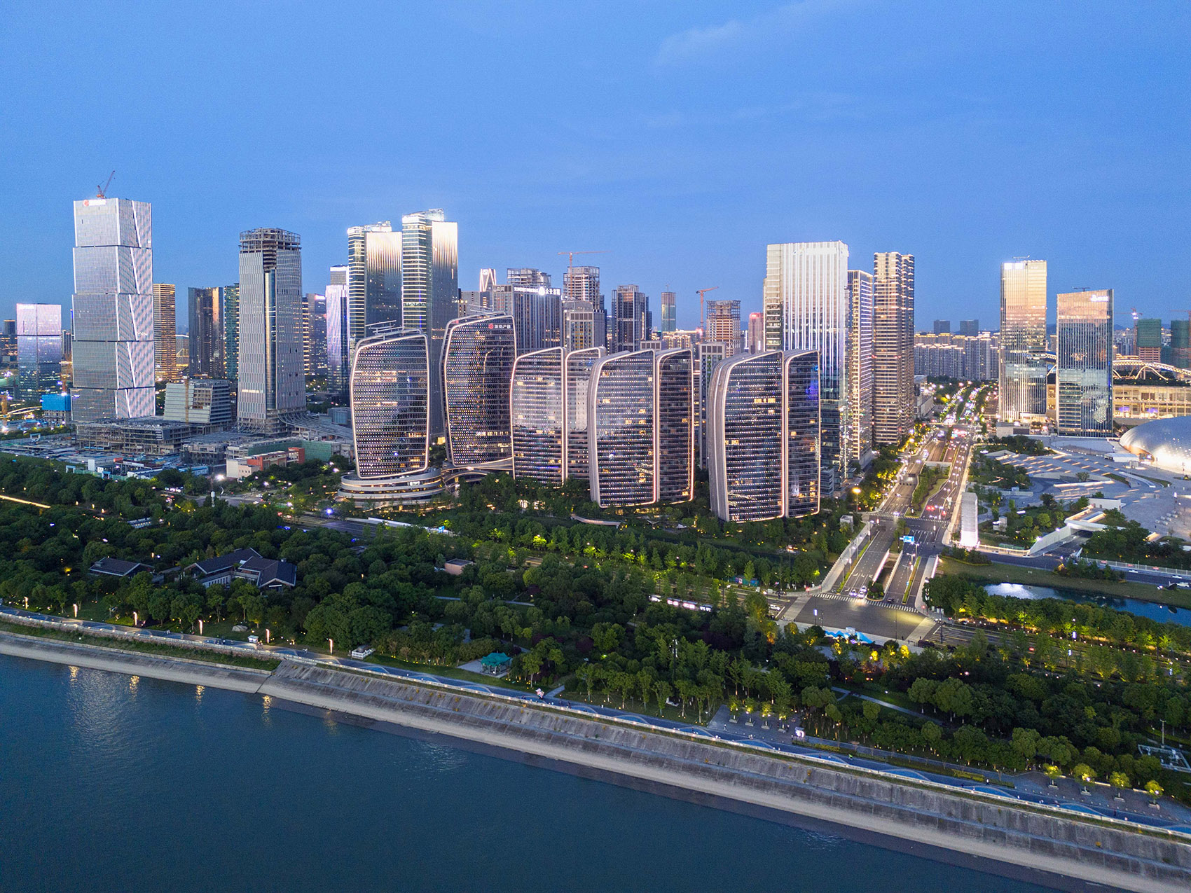 观雲钱塘城丨中国杭州丨Aedas-54