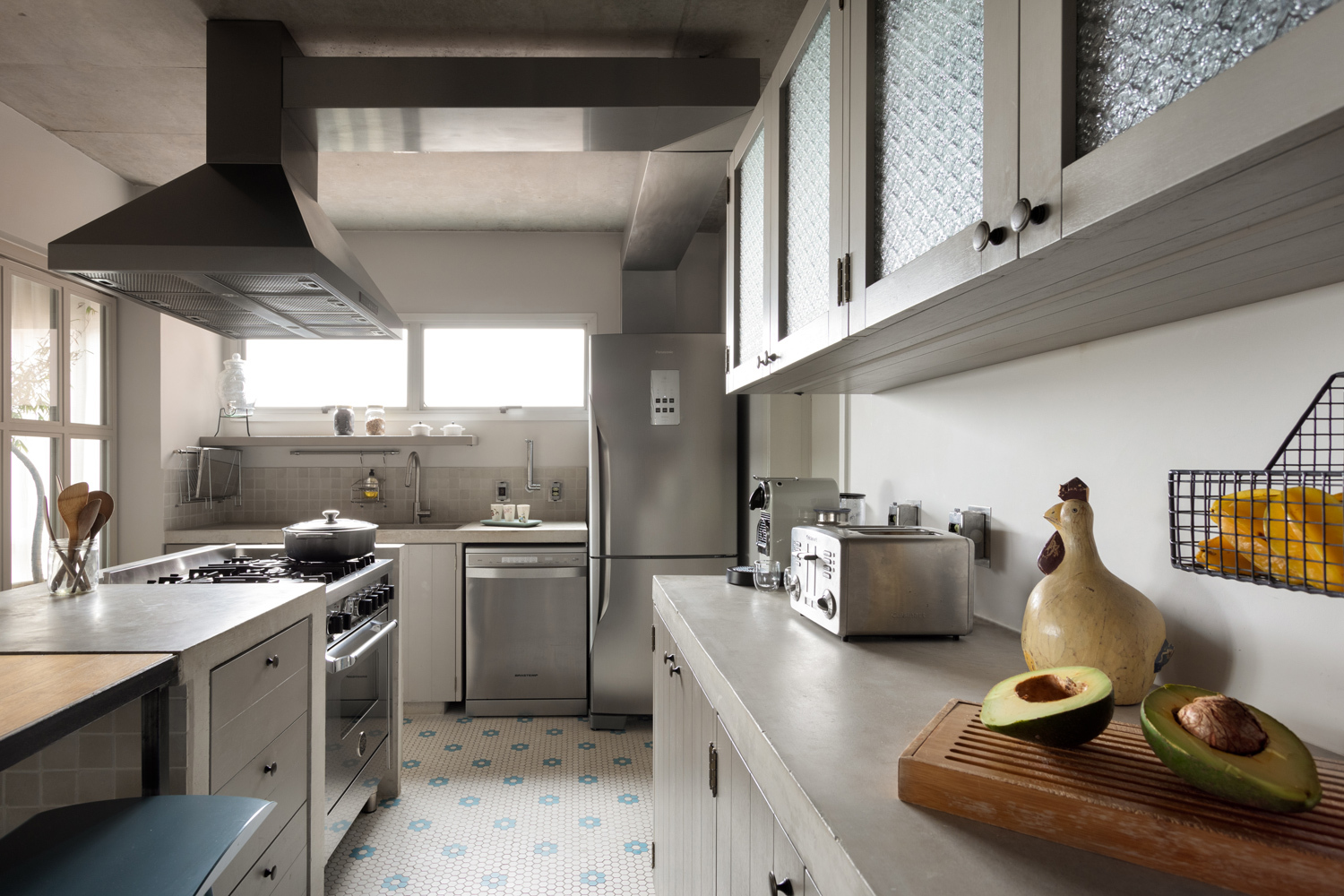 巴西圣保罗乡村风格平层改造-32