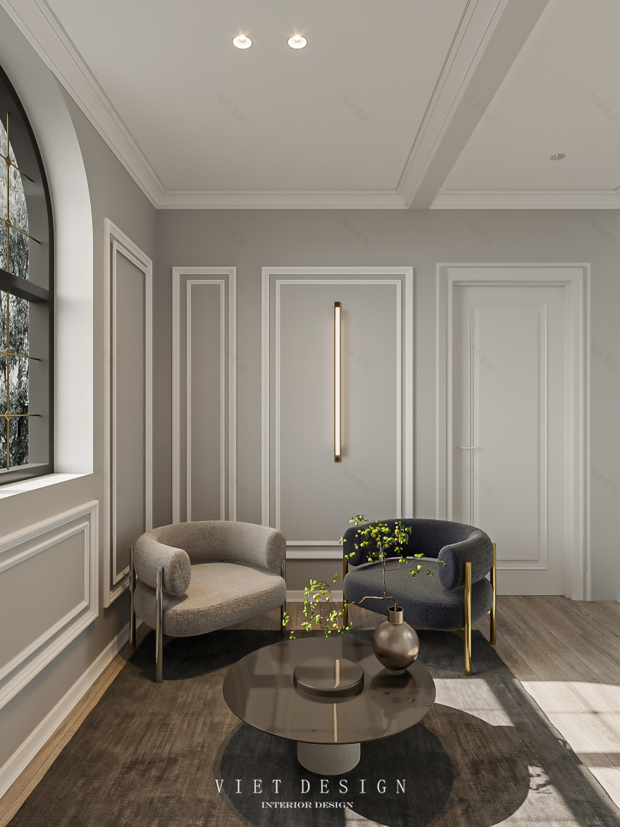 黄金别墅丨VIET Design-36