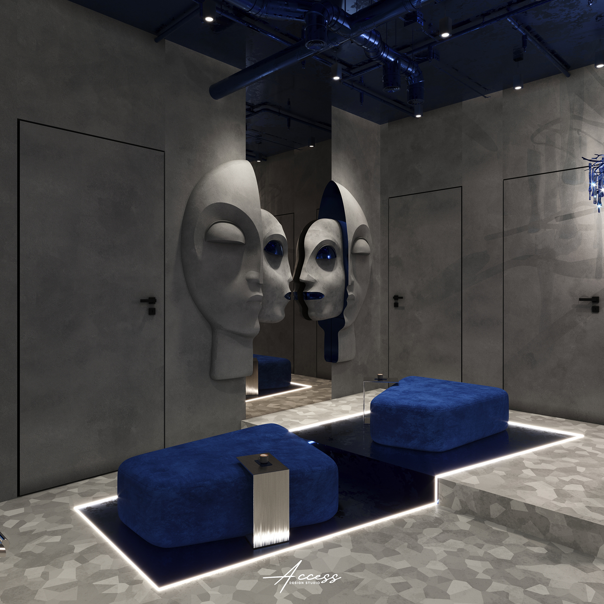 Nawras al Mullahi美容沙龙设计丨Access Design-27