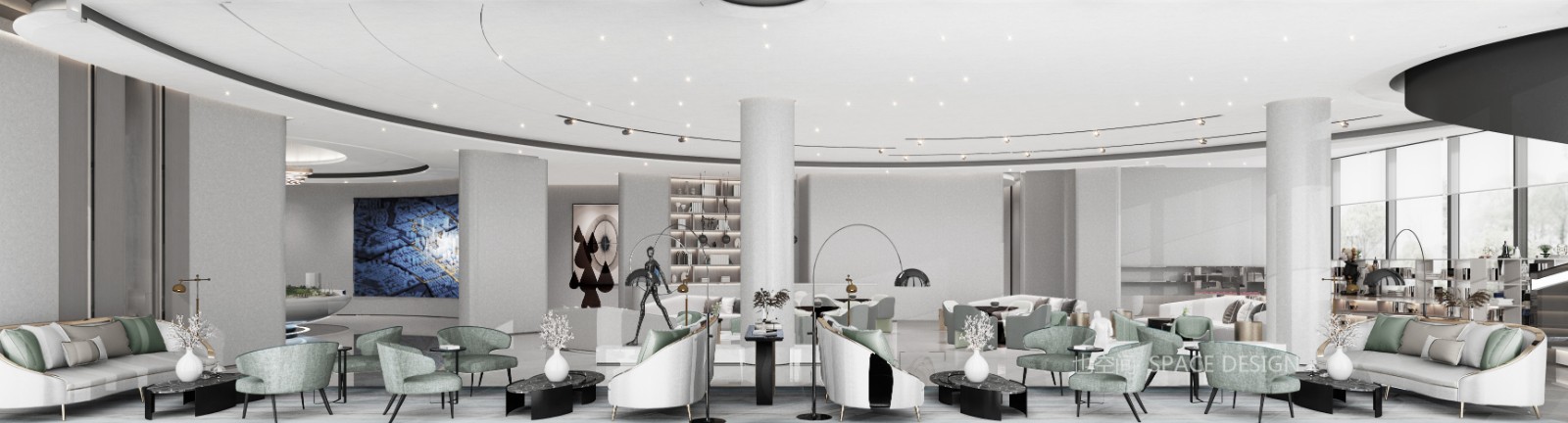 合肥万兴·湖山间售楼处整体设计展示-32