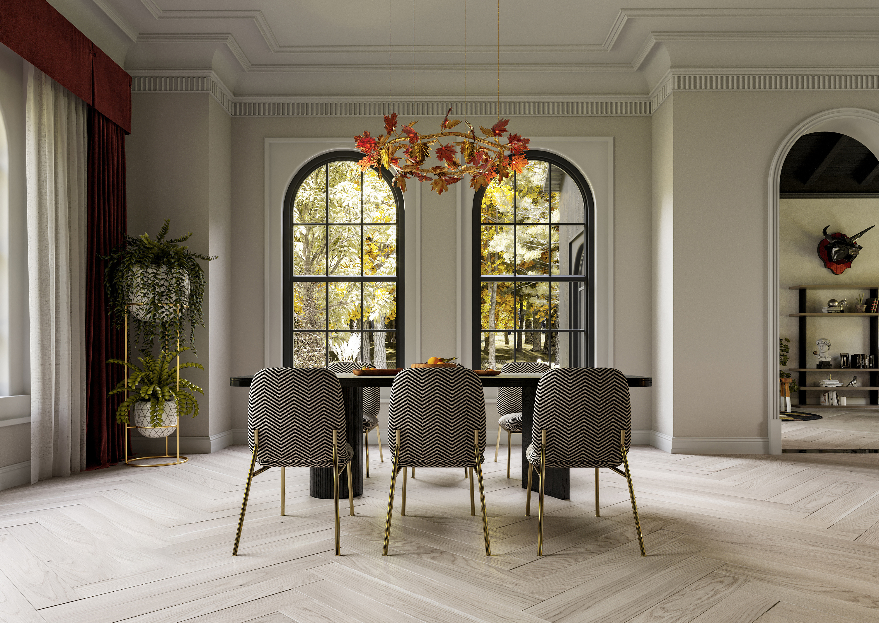 时间之窗——现代法式自建别墅-24