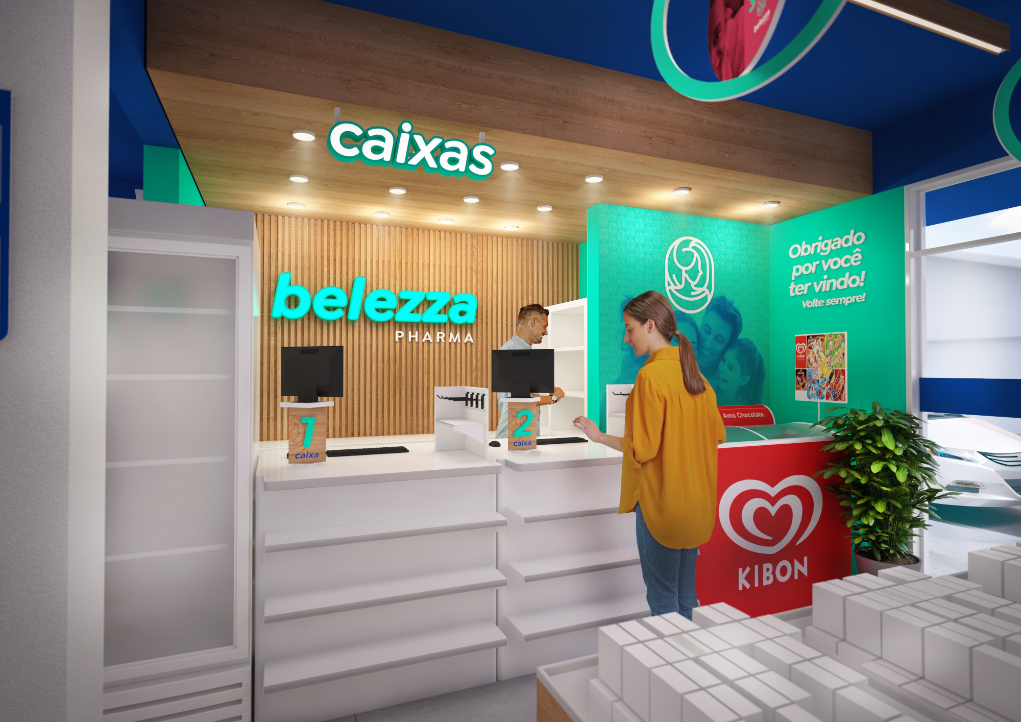 Belezza Pharma Drugstore Signage | Comunicação Visual-0