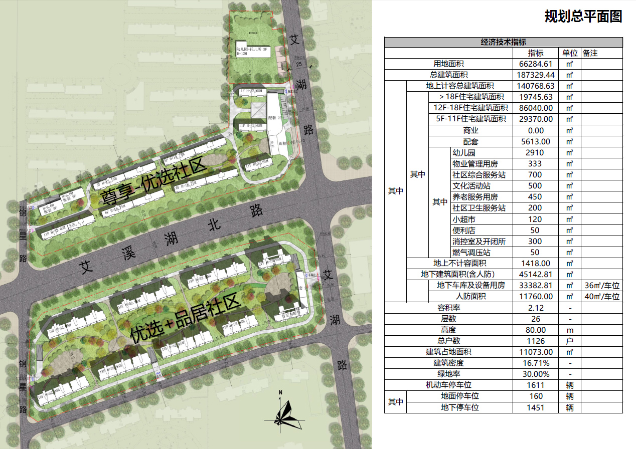 青山湖区高层+洋房住宅投标方案丨中国西青丨梁黄顾-8