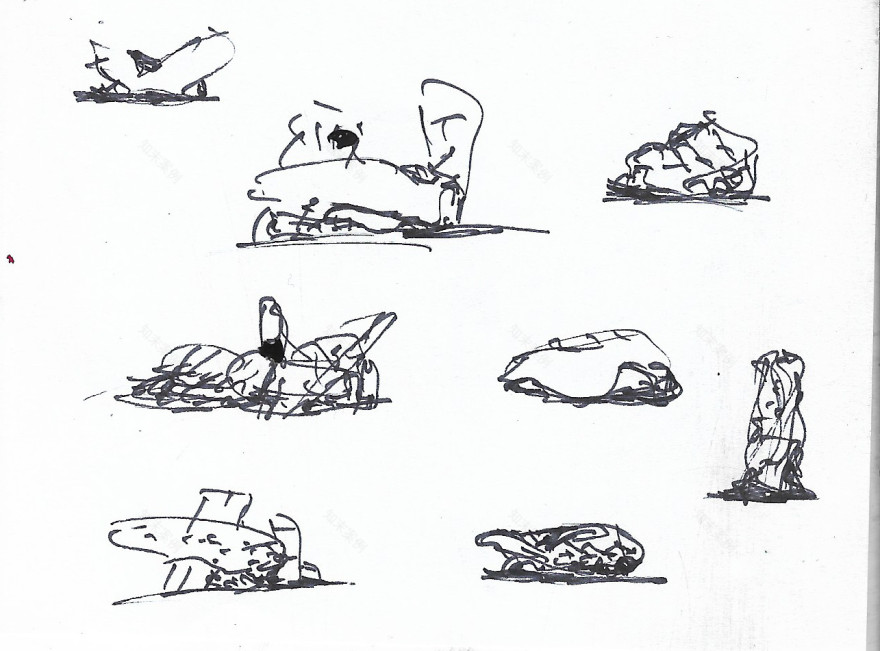 建筑草图丨Bozelos Panagiotis-12