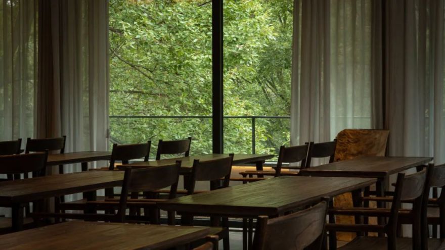 雨母山庄民宿茶室丨中国衡阳丨曲界·之间设计机构-31