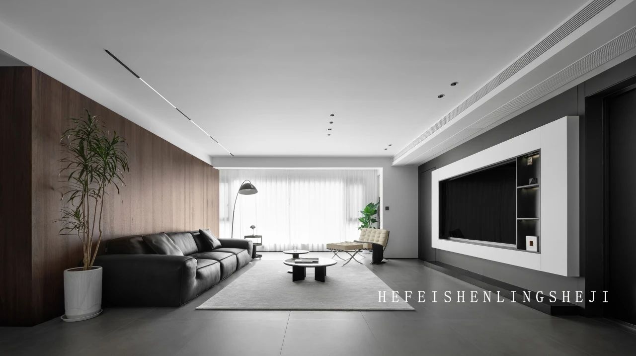 都会 1907 意式灰咖质感闲雅风致设计丨中国合肥丨深零设计-2