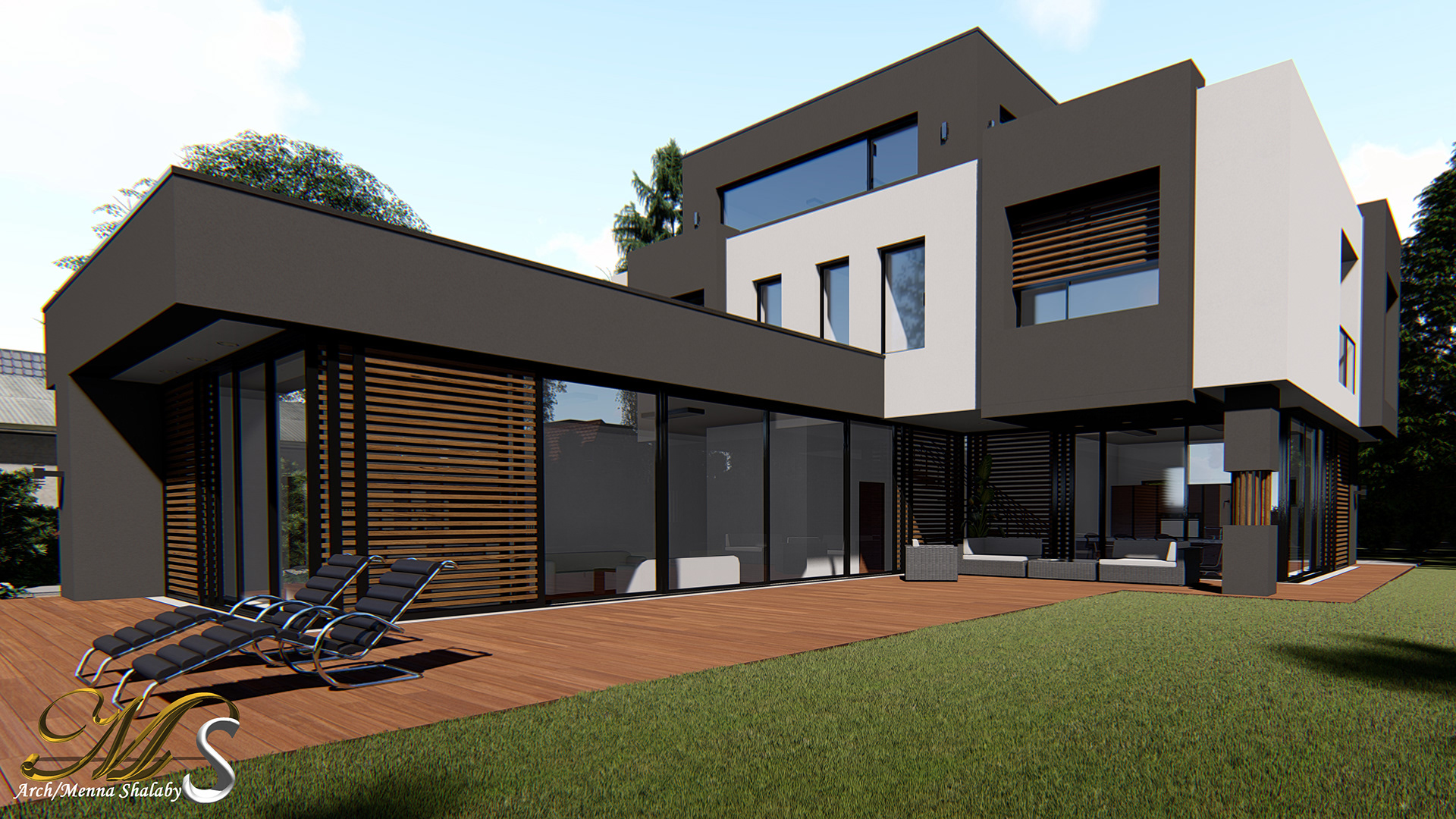 德国单户住宅外部设计-5