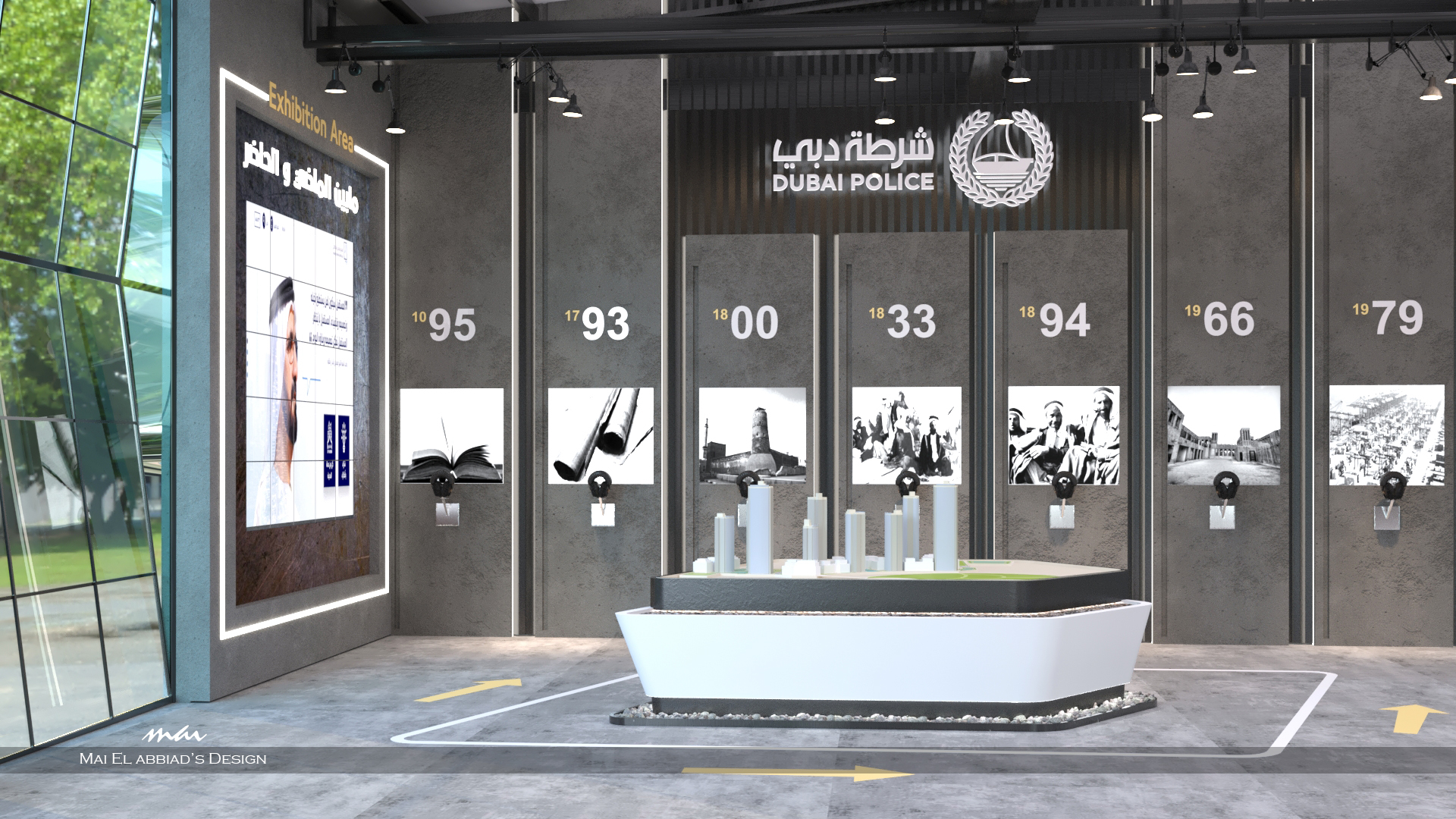 迪拜警察局庭院设计丨阿联酋迪拜-20