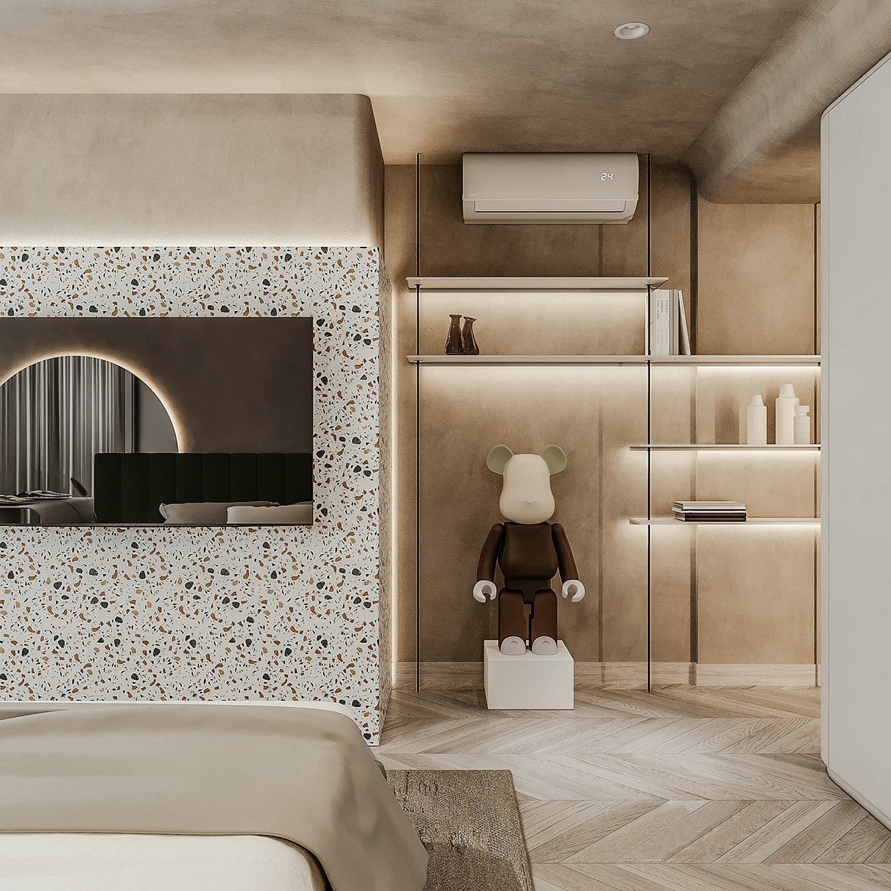 水泥灰+绿色超高颜值设计-16