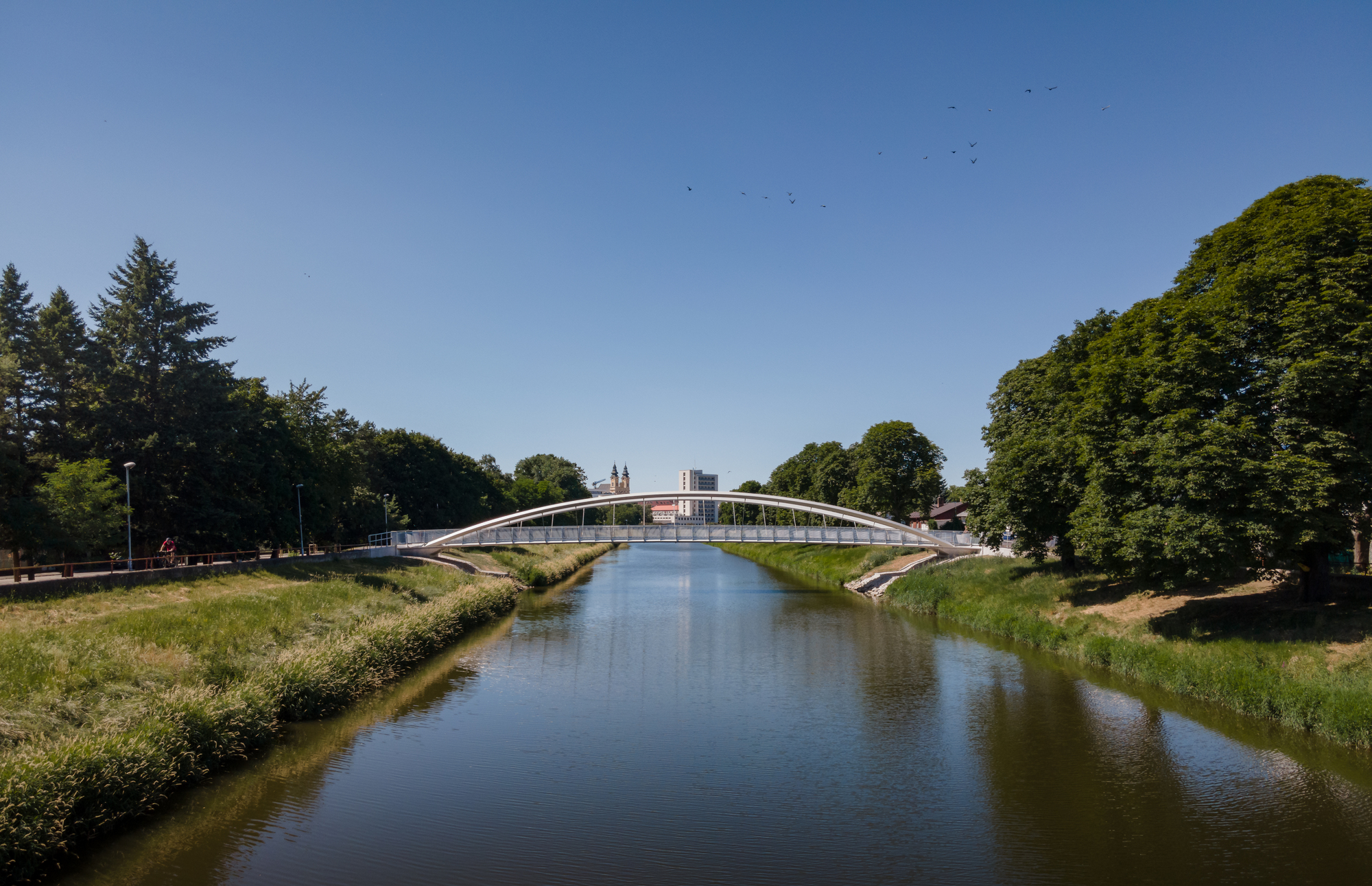 尼特拉河自行车桥丨斯洛伐克尼特拉-19