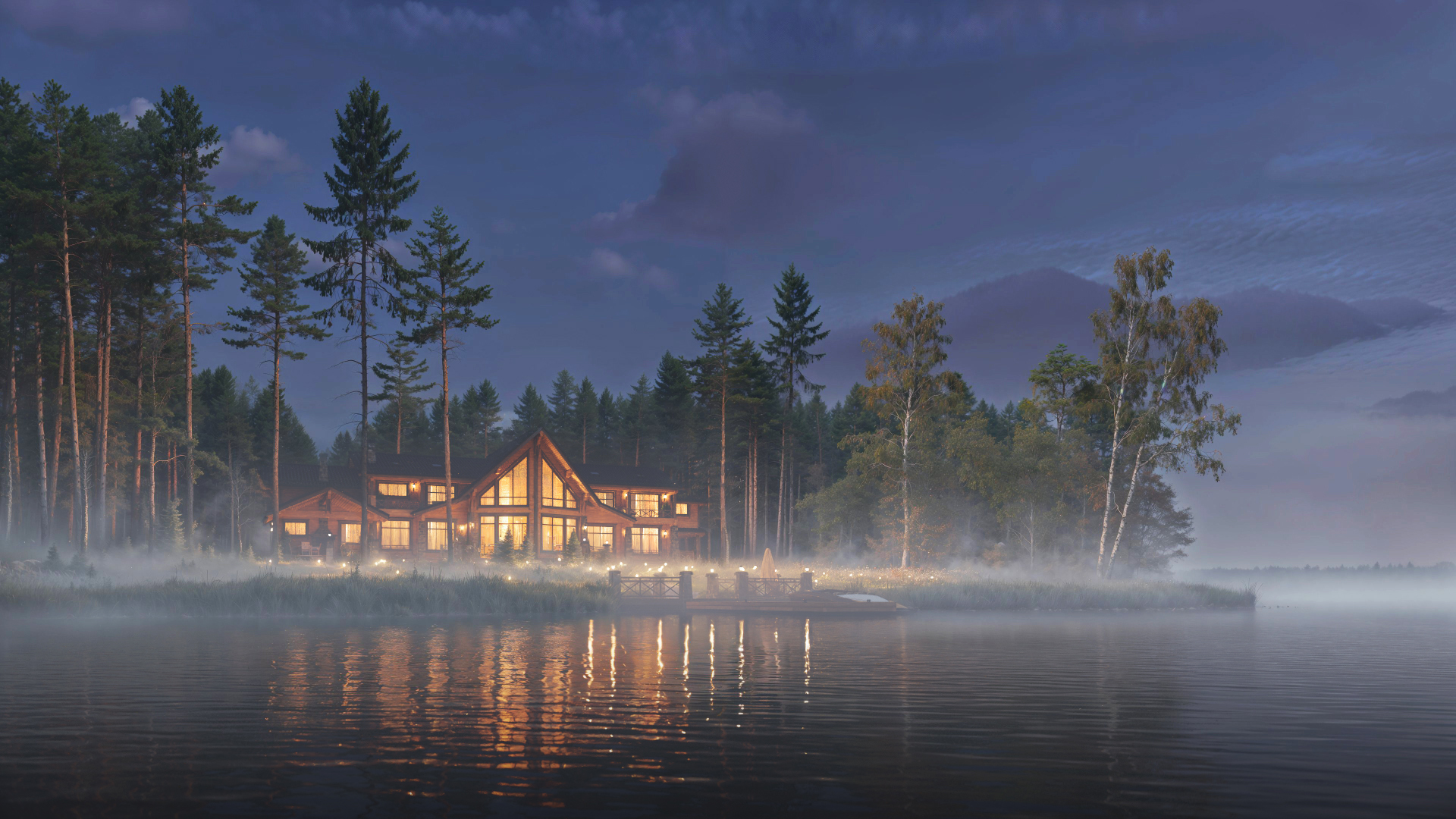 木屋3D可视化与动画展示-23