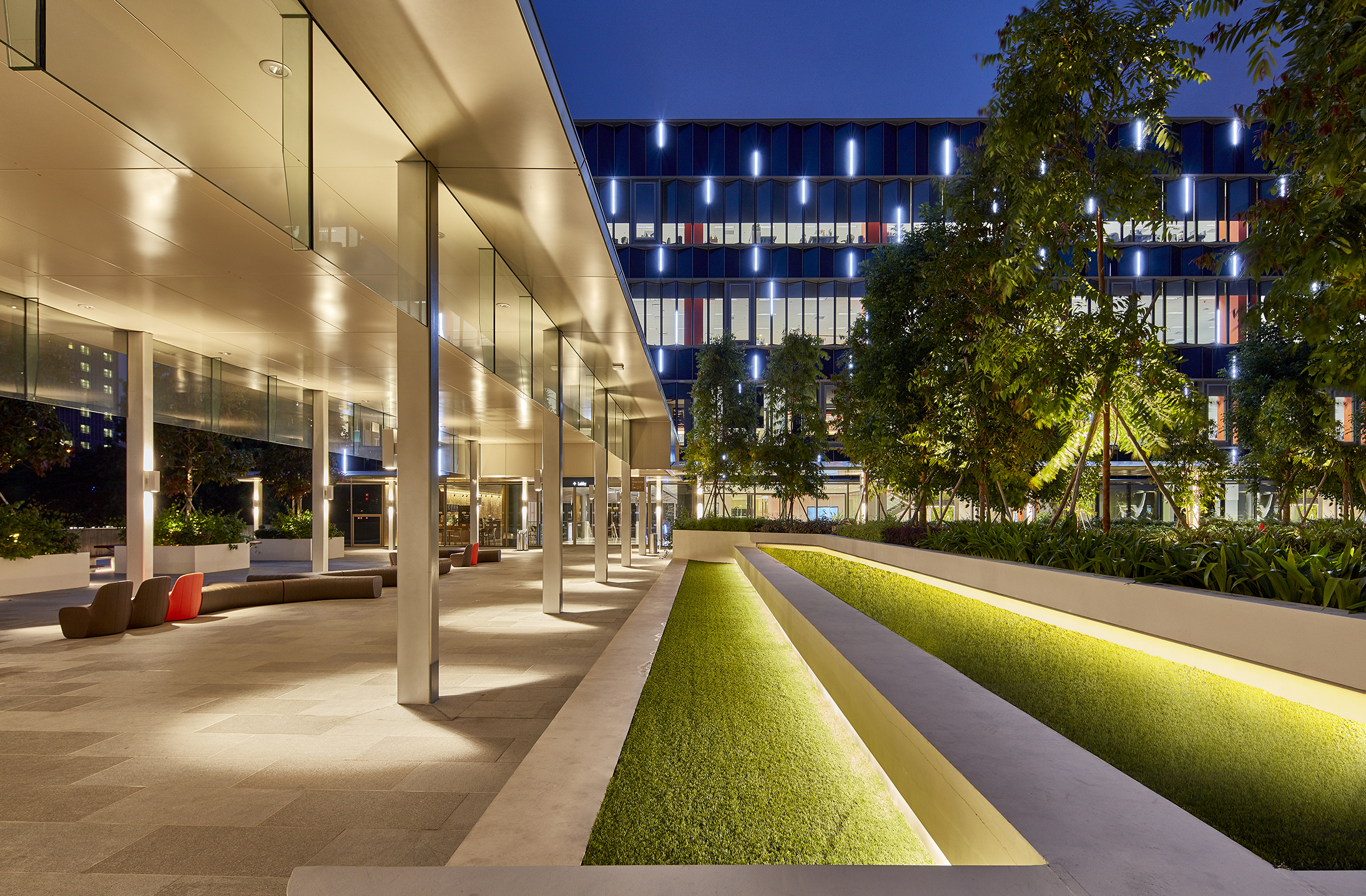 新加坡科学公园地标设计，优雅建筑灯光展现生态和谐-17