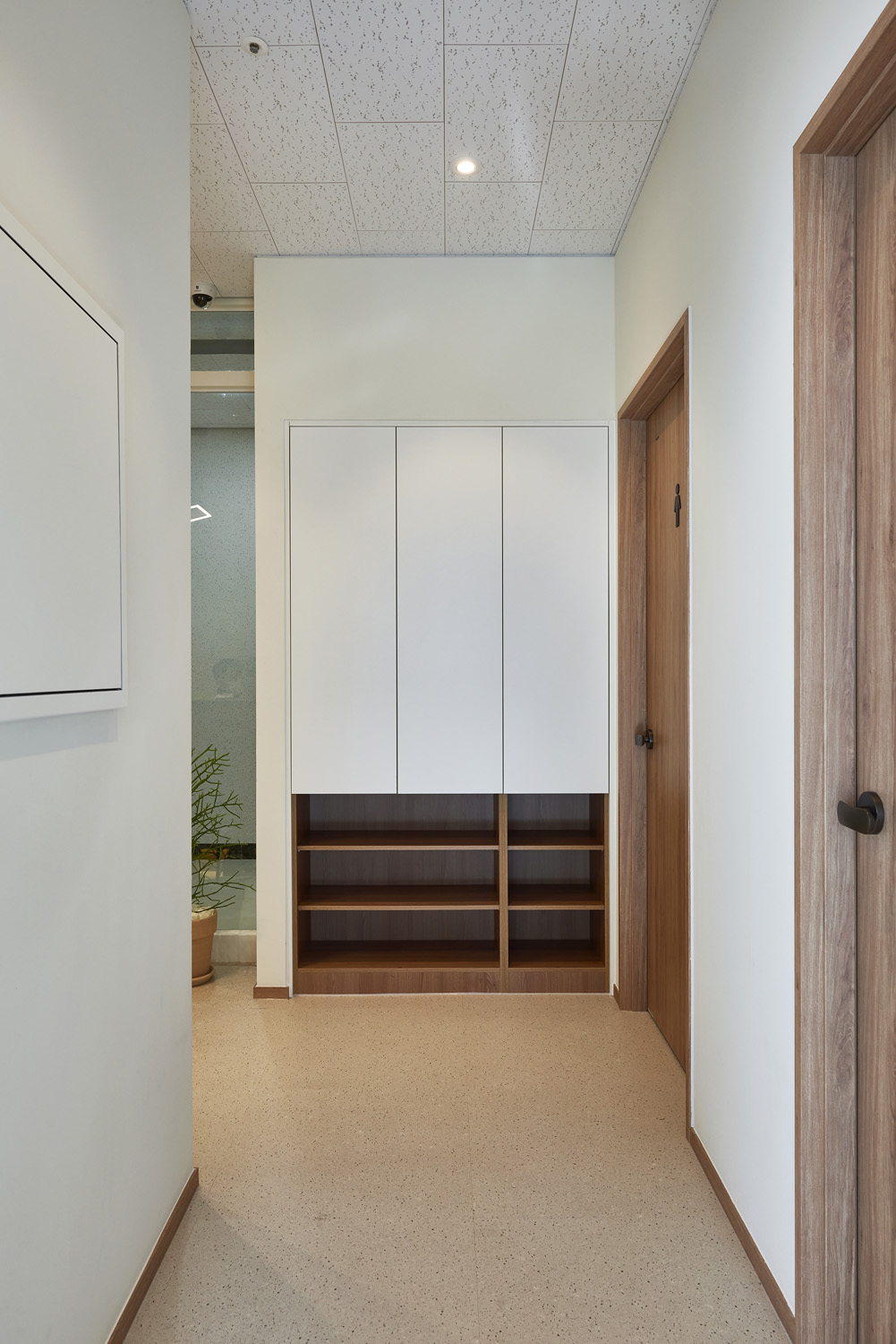 31 坪白色与木质的极简主义宠物店设计-20