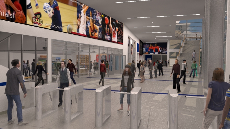 Robert Morris 大学 UPMC Events 中心 | 现代会议与运动一体化-15