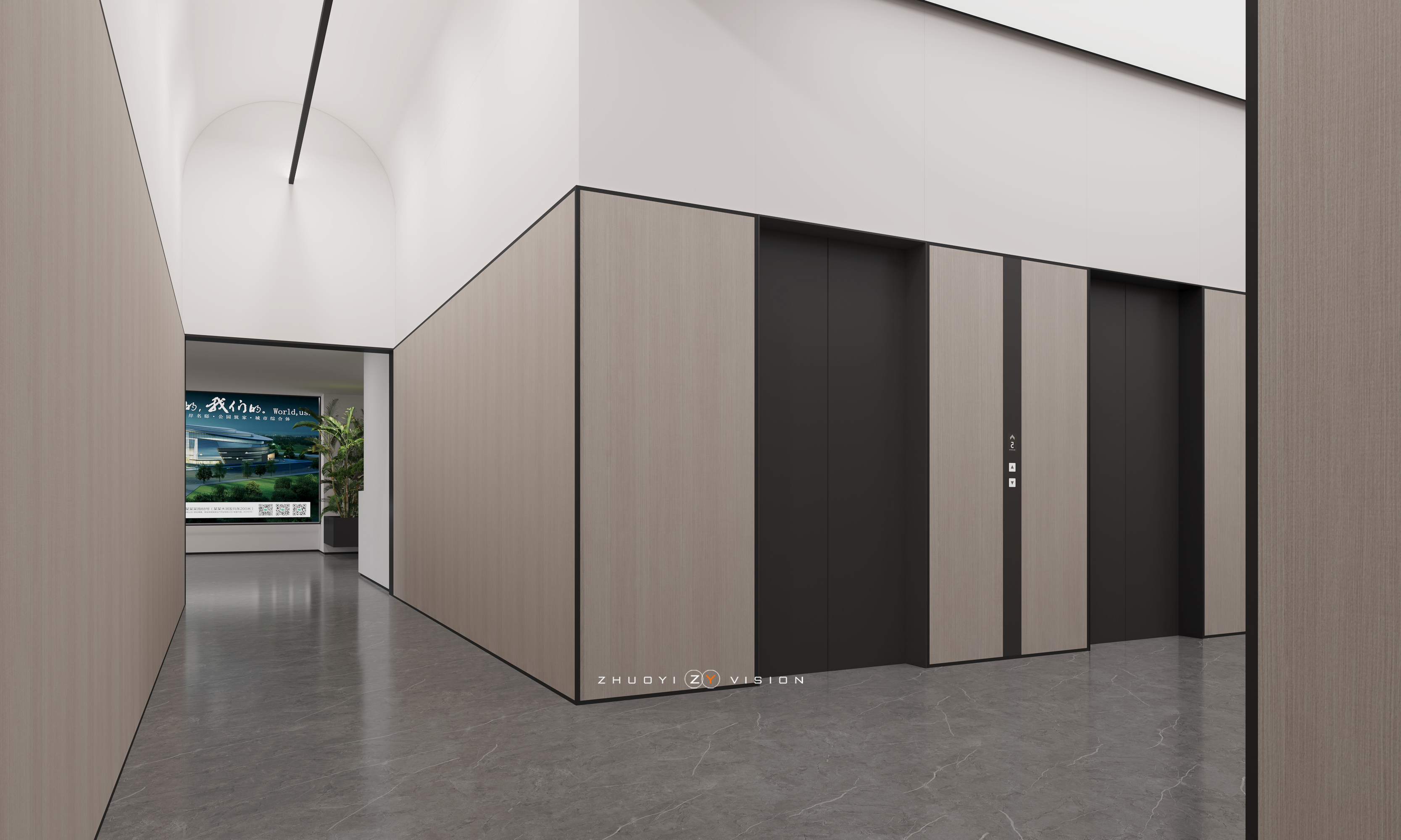 大同绿地缤纷大堂表现-11