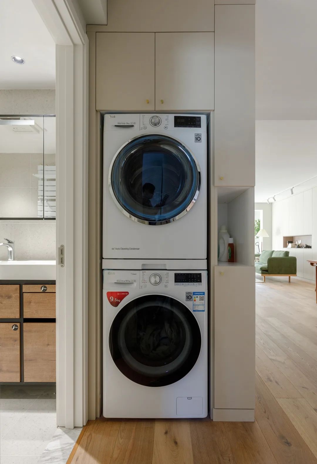 83㎡两室变三室,超强收纳实现三代同堂舒适居住丨中国北京丨里白设计-27