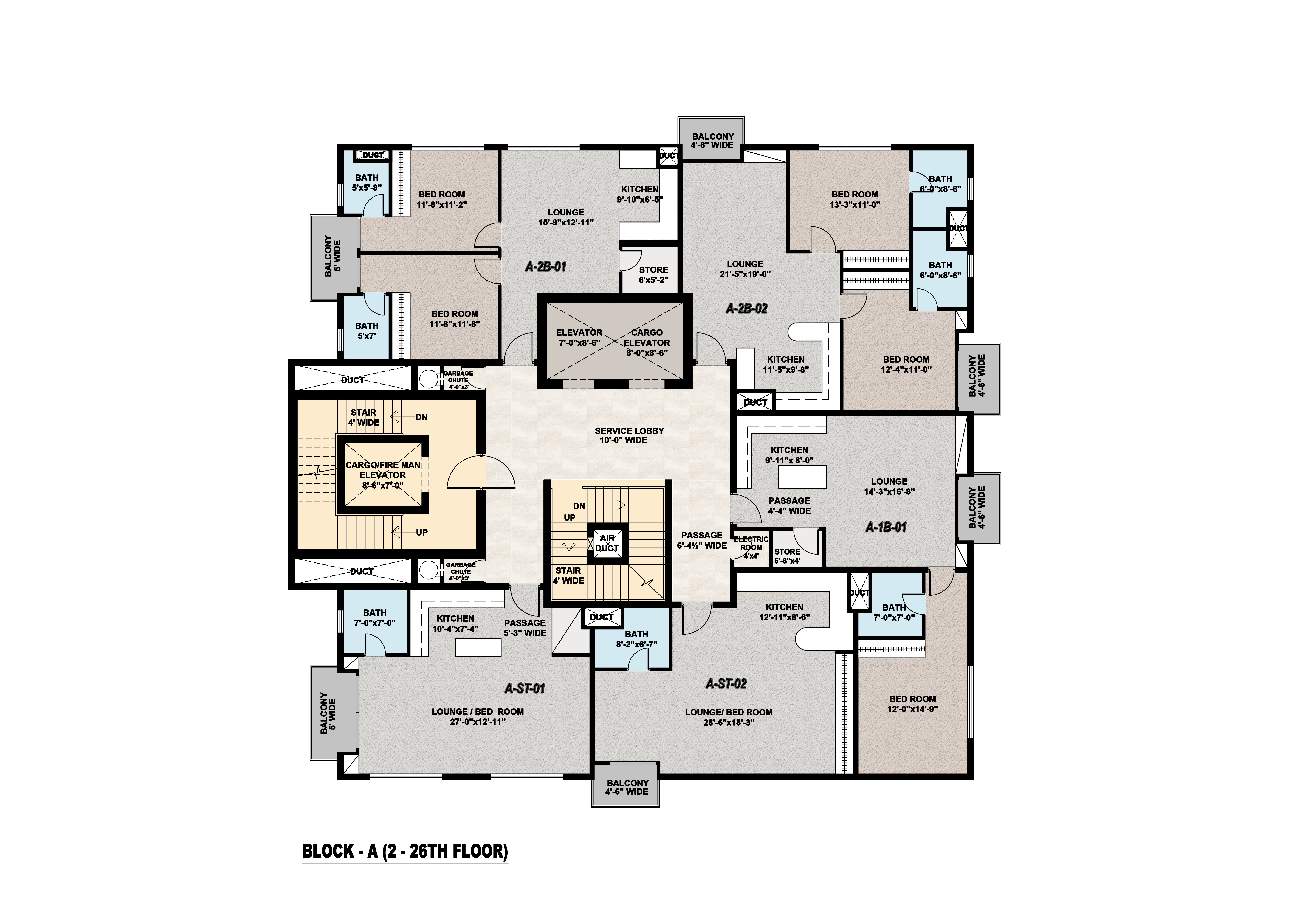 多层住宅建筑丨巴基斯坦伊斯兰堡丨Suhail & Fawad Architects-10