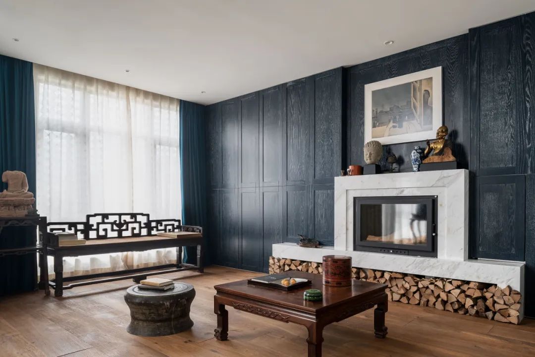 恒大·御景半岛中古混搭风住宅设计丨中国重庆丨SV.D舍唯空间美学-23