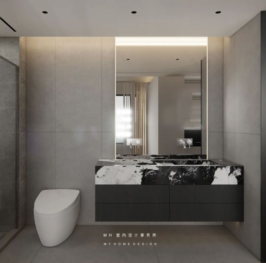 【首发】MH设计新作:低奢·艺术居所▏用心雕琢寻一处精致之家-46