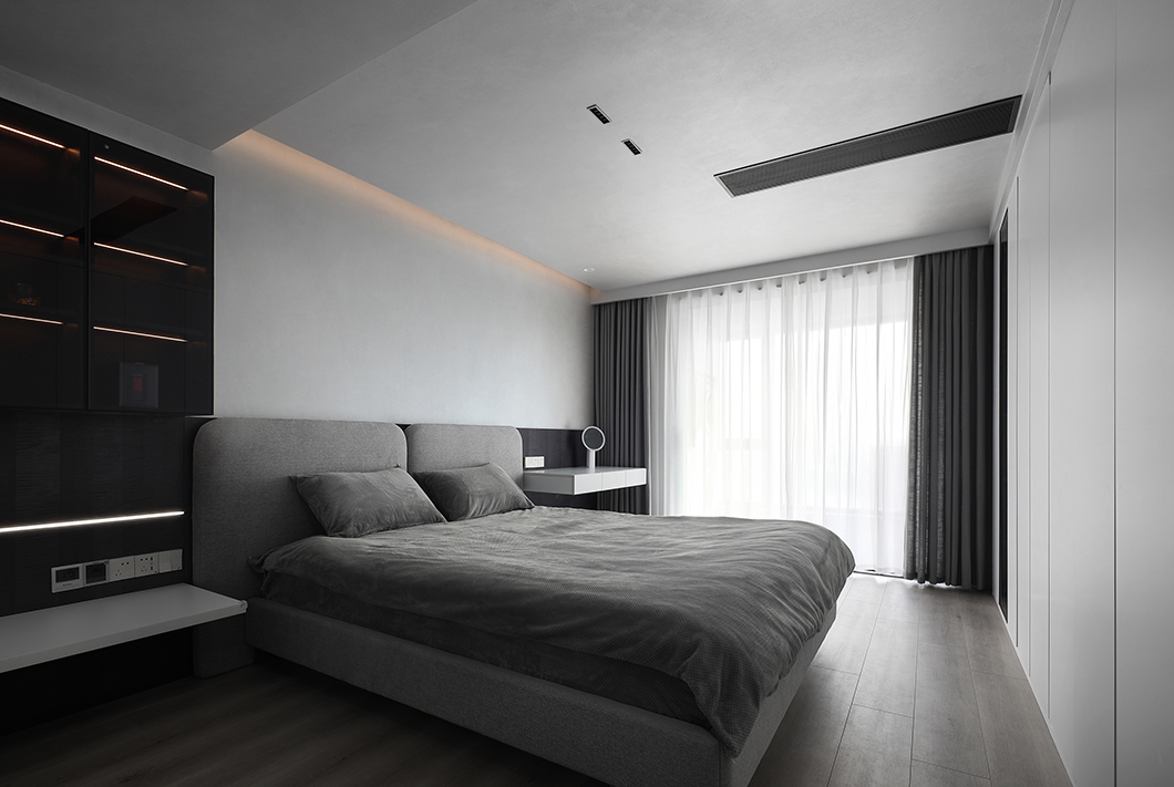 极简黑白,打造轻盈自在的生活空间丨中国淮安丨CX.D 辰夏空间规划-15