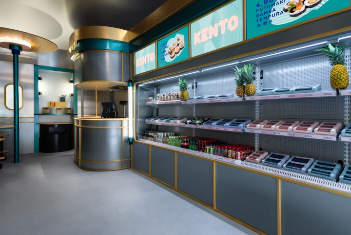 Kento(融合东西方元素的现代日式餐厅设计)-15