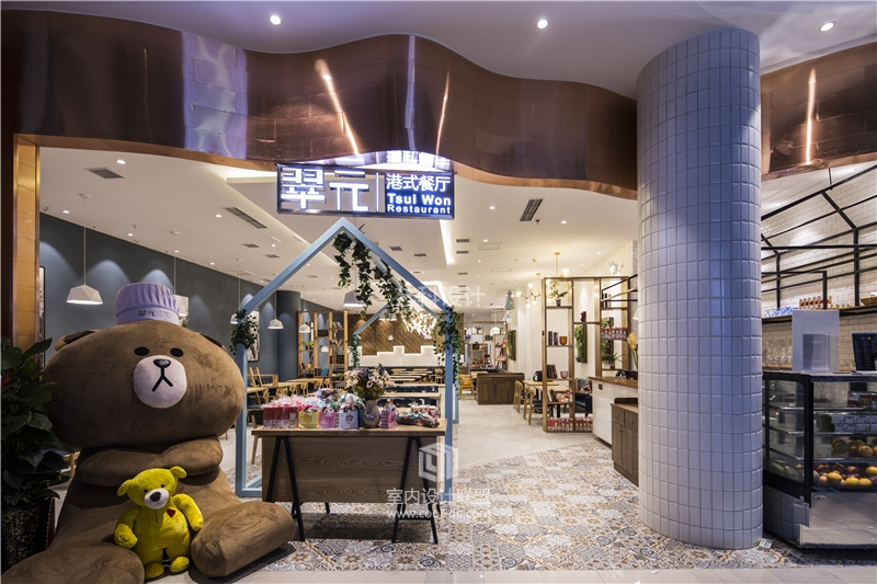 青岛茶餐厅设计装修案例-6