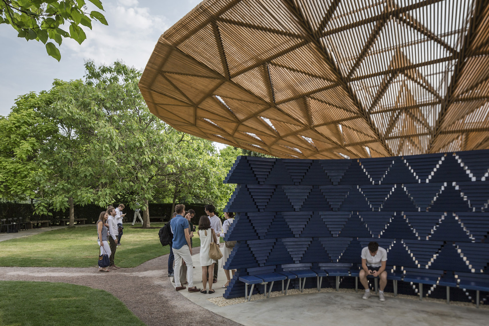 蛇形展厅2017,伦敦 / Kéré Architecture-43