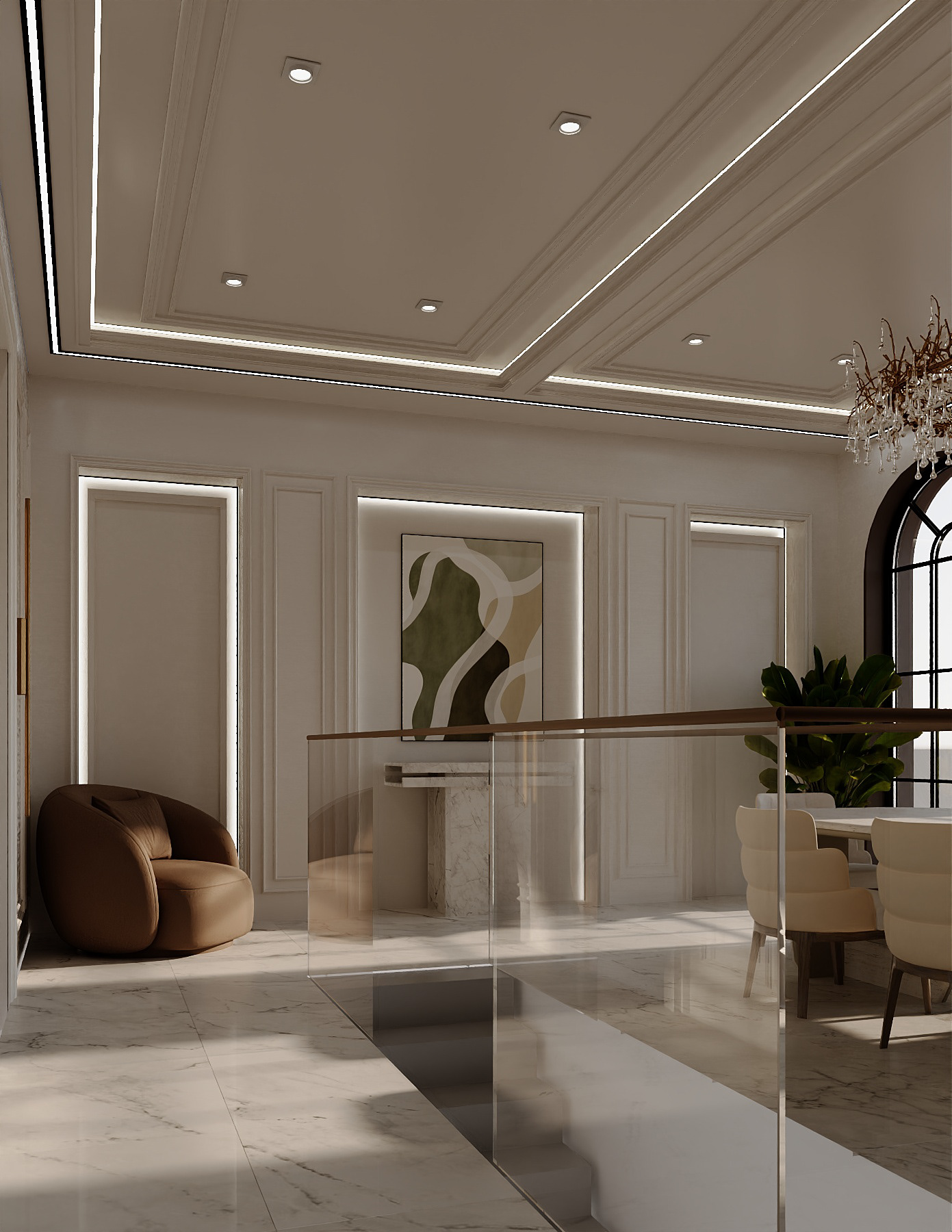 Living Room Design Neo Classic-3