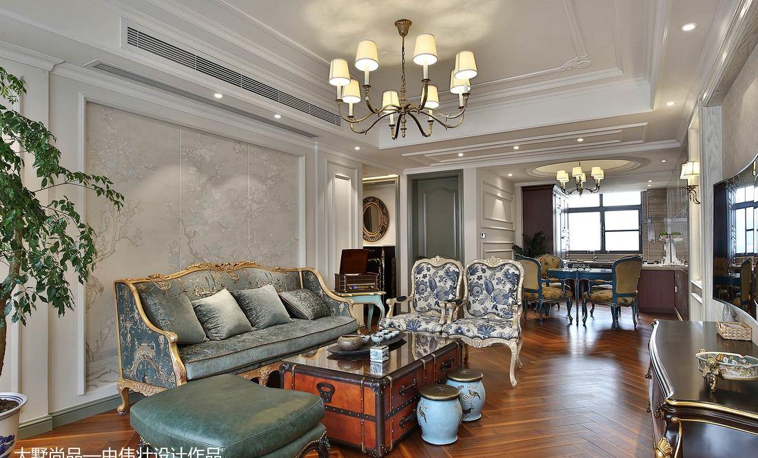 大墅尚品—由伟壮设计丨平层丨116㎡欧式三居·无处不在的精致生活-0