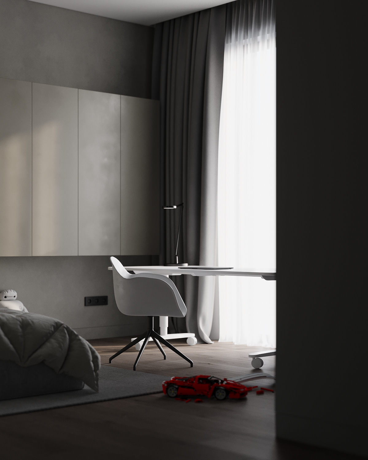 高级灰调 别墅简约空间设计！-18