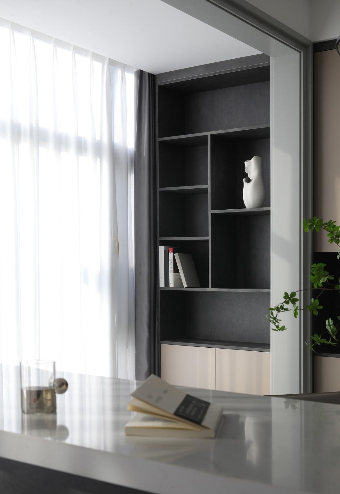 玄关景窗引视线,客餐吧台巧分割-18